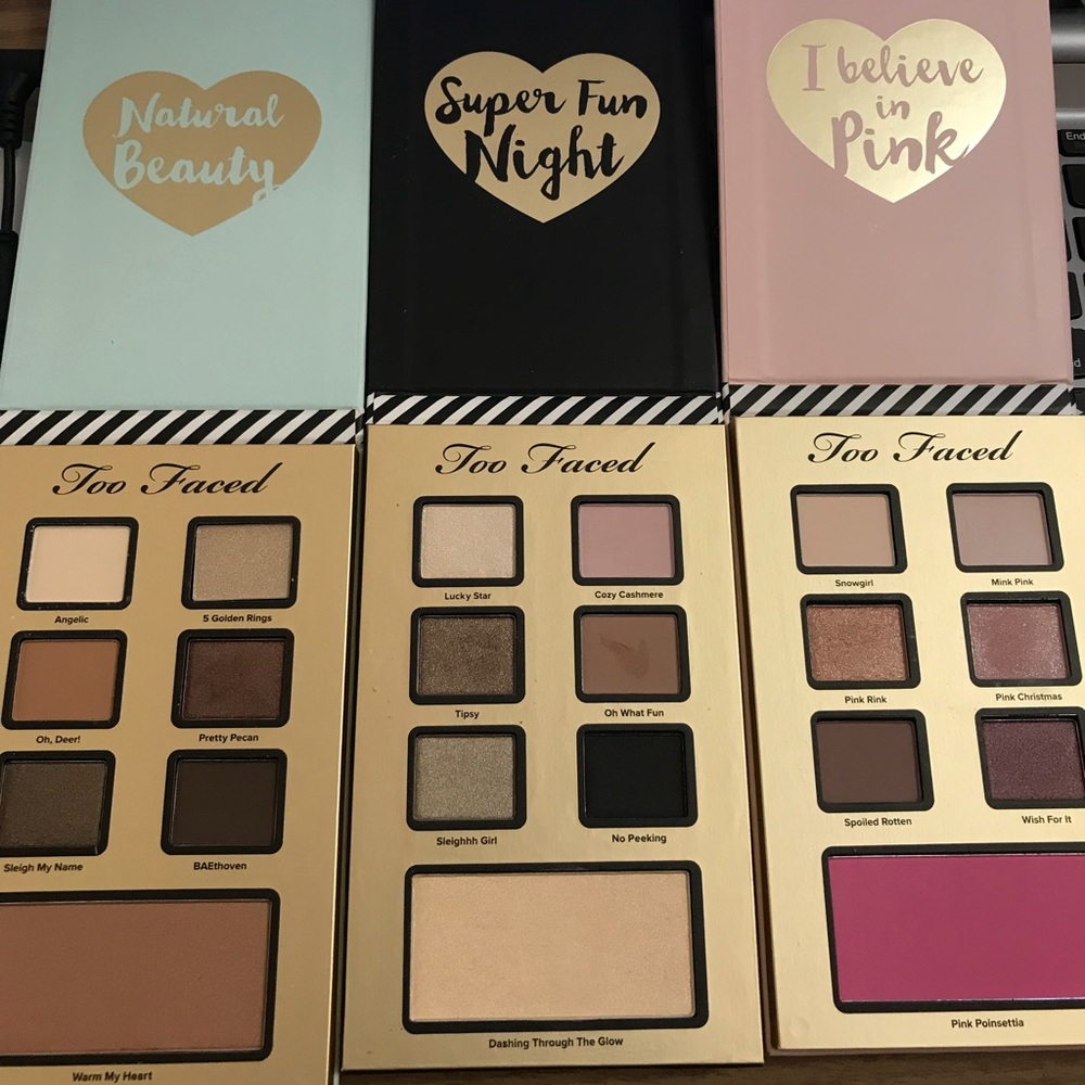 Too faced holiday palette